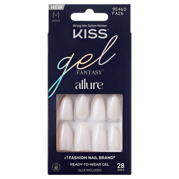 Kiss Other - Kiss Gel Fantasy Allure Nails Medium length - Influential